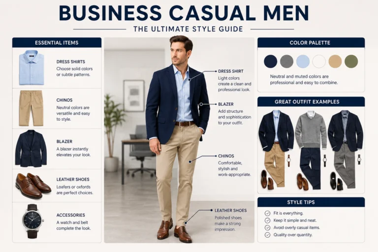 Business Casual Men: 15 Powerful Style Tips for a Sharp Professional Look
