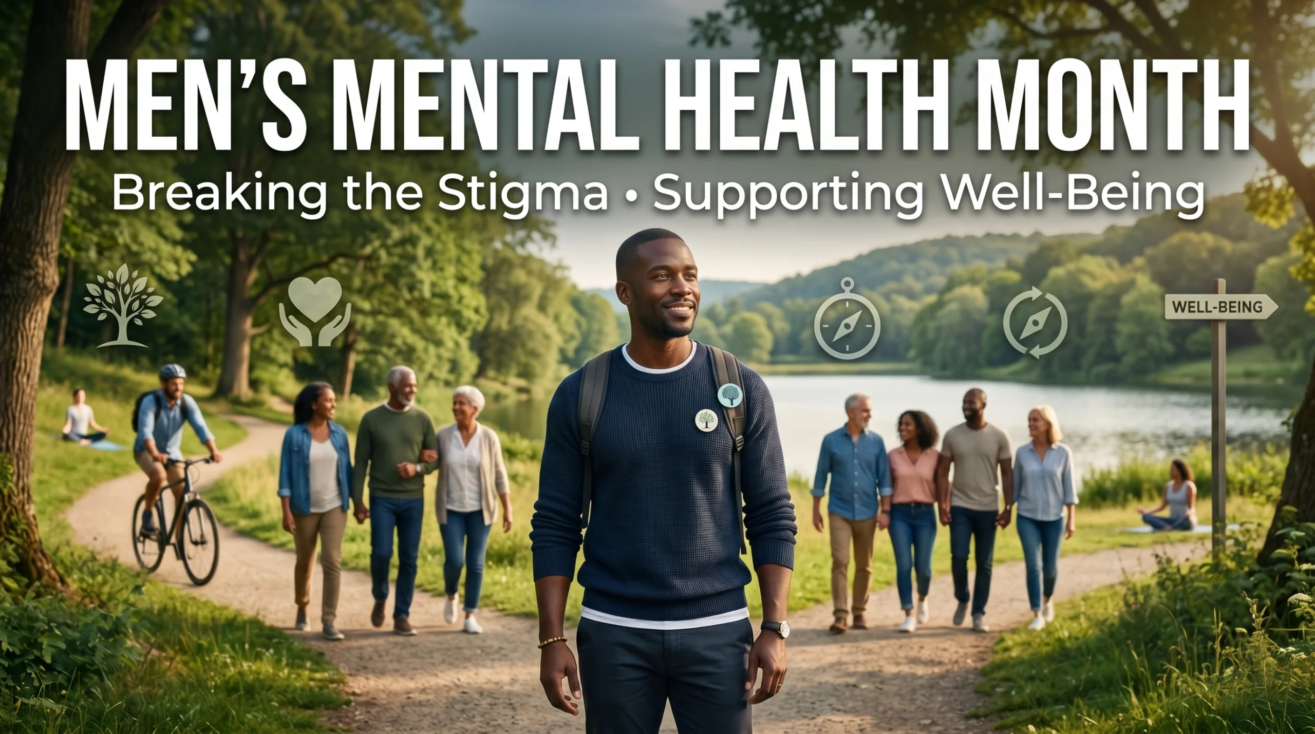 MEN'S MENTAL HEALTH MONTH Breaking the Stigma Supporting Men's Well-Being